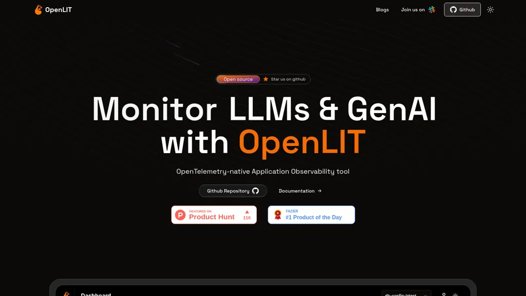 Openlit website