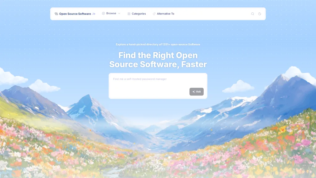 Opensourcesoftware.io screenshot