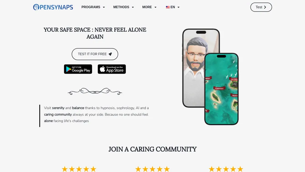 OpenSynaps AI website