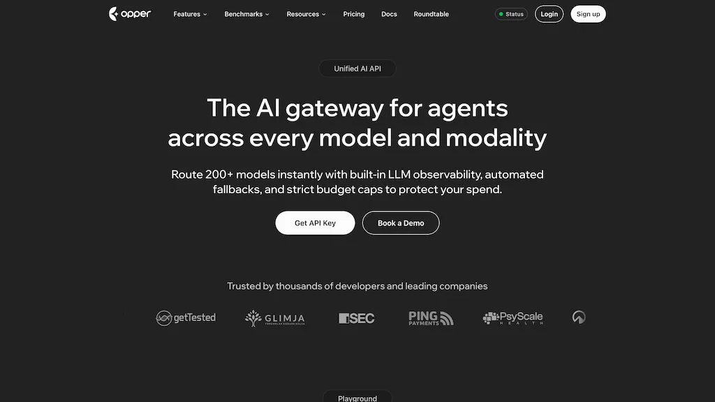 Opper.ai AI tool screenshot