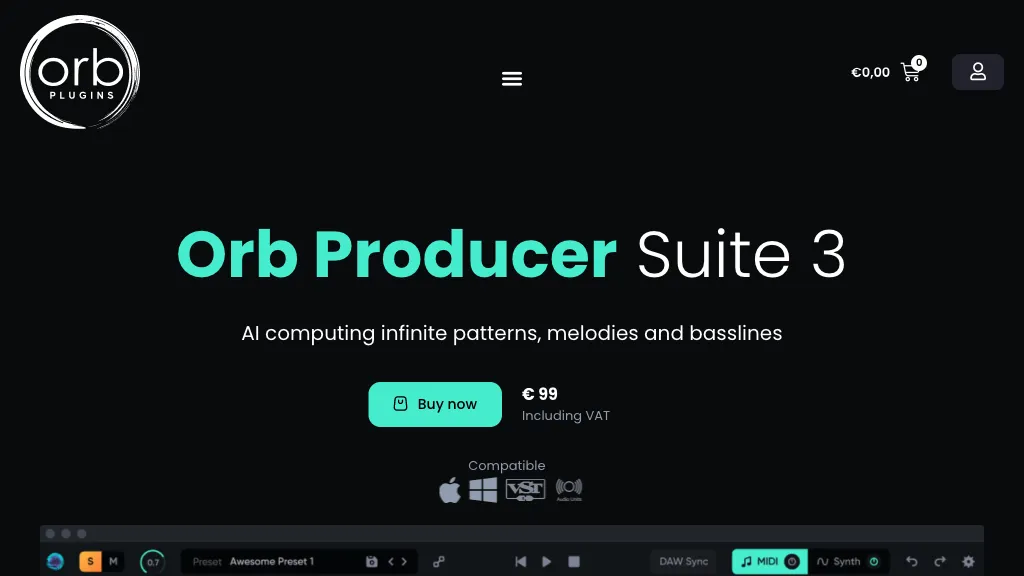 Orb Producer website