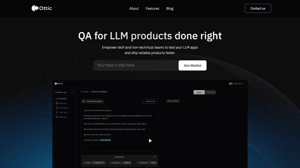 Ottic website