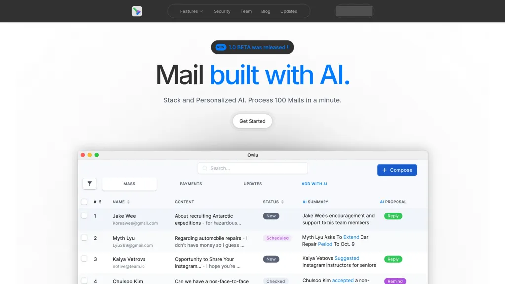 OwlU AI tool screenshot