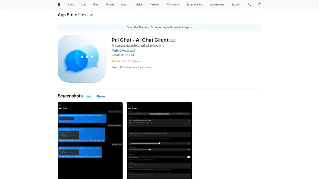 Pal Chat website