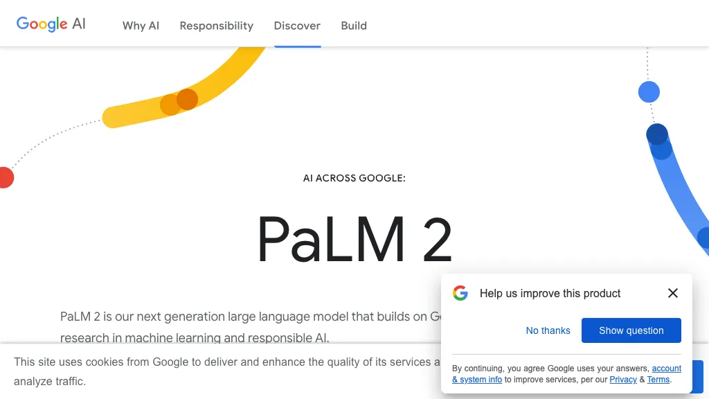 PaLM 2 website