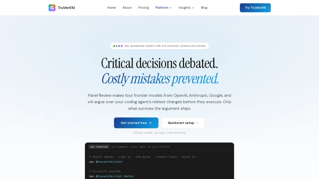 TruVerifAI screenshot