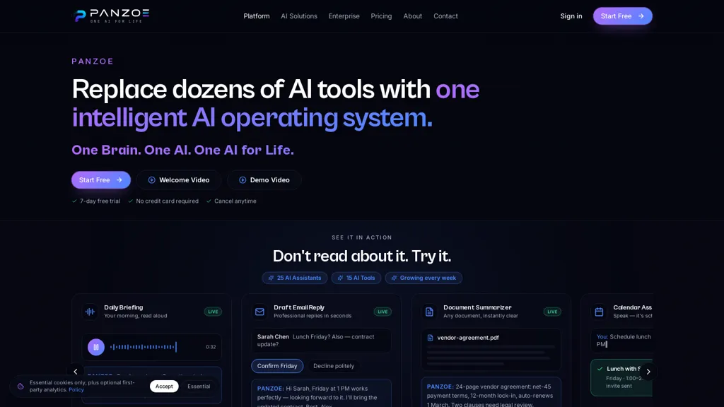Panzoe AI screenshot