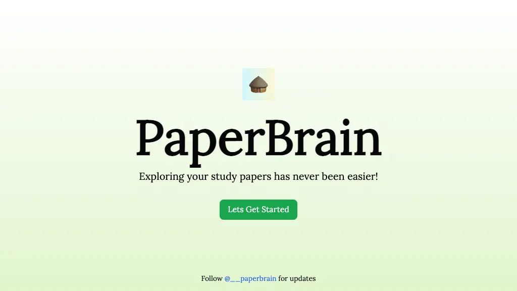 Paper Brain website