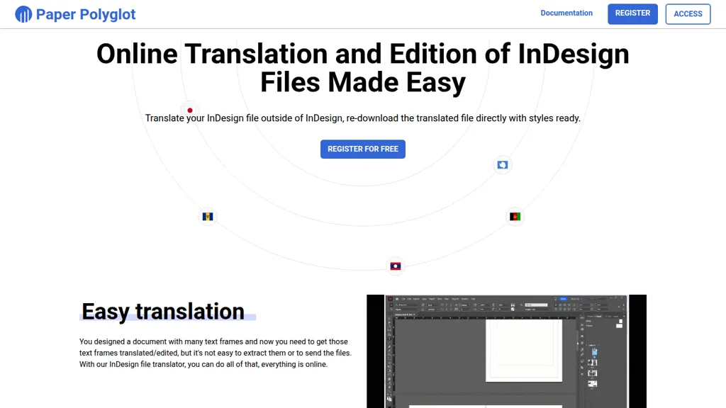 paper-polyglot.com AI tool screenshot