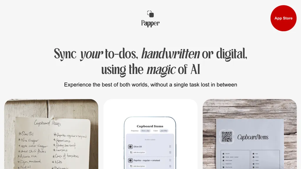 Papper website