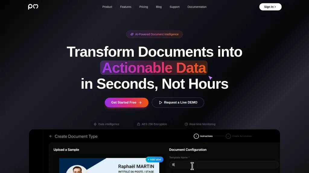 ParseMania.com AI tool screenshot