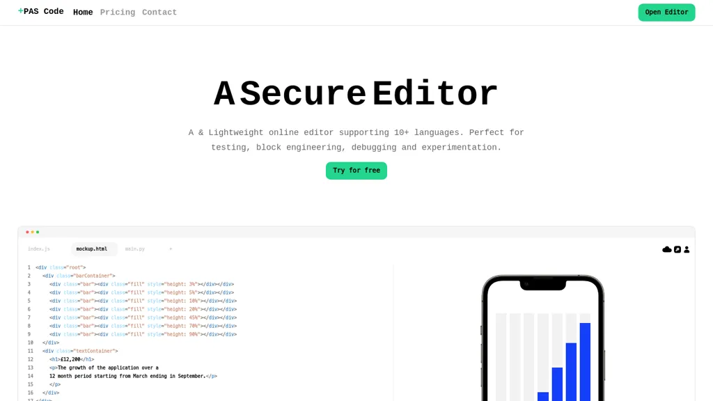 PAS Code website