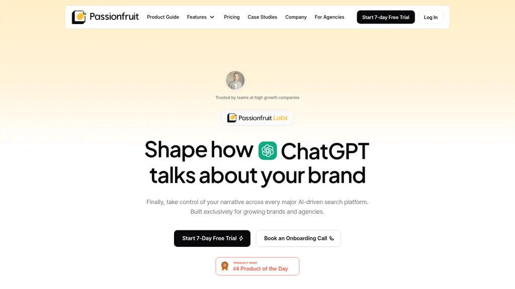 Passionfruit Labs AI tool screenshot