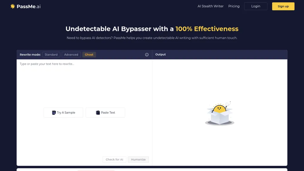 PassMe ai website