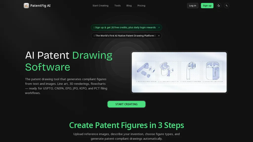 Patentfig AI AI tool screenshot