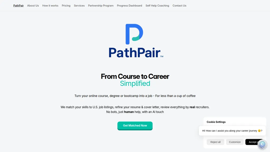 PathPair AI tool screenshot