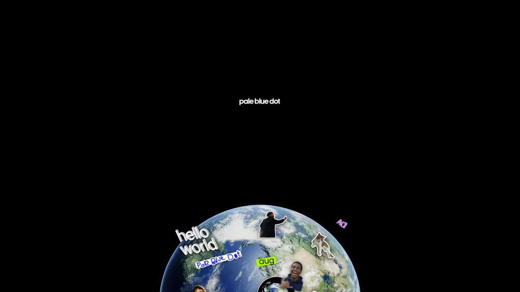 Pale Blue Dot  AI tool screenshot