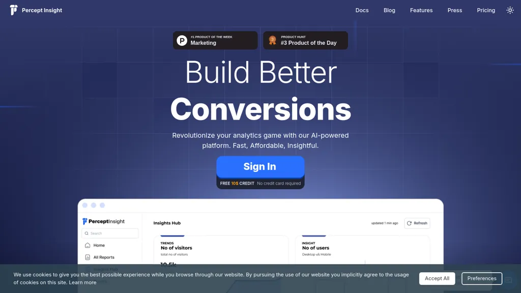 PerceptInsight website