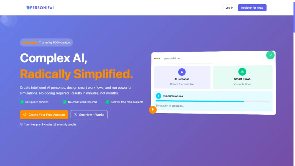 PersonifAI AI tool screenshot