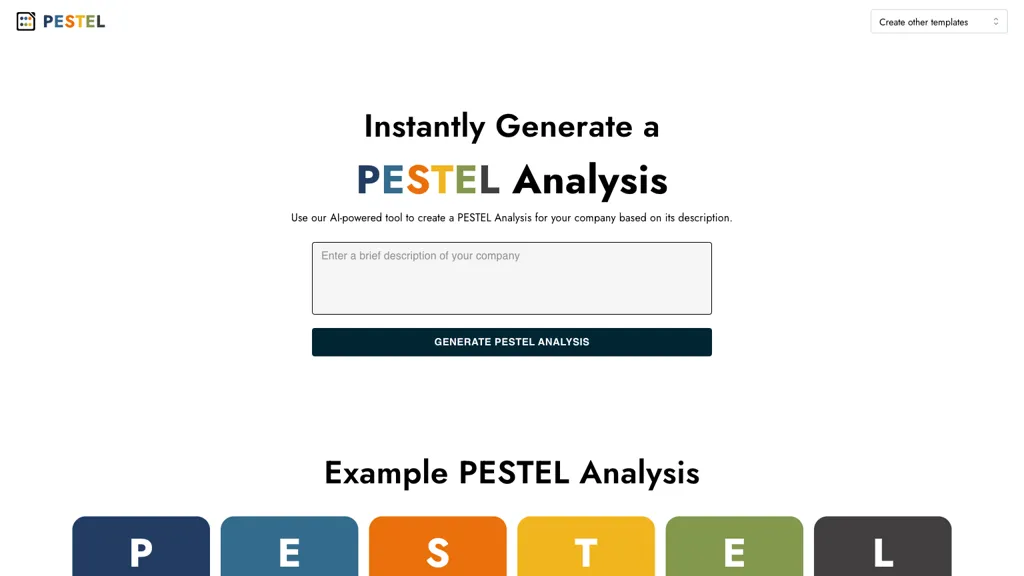 PESTEL website