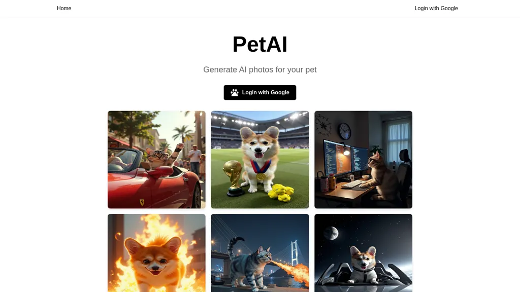 PetAI website
