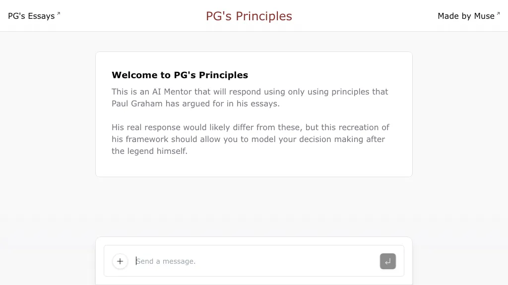 PGS Principles website