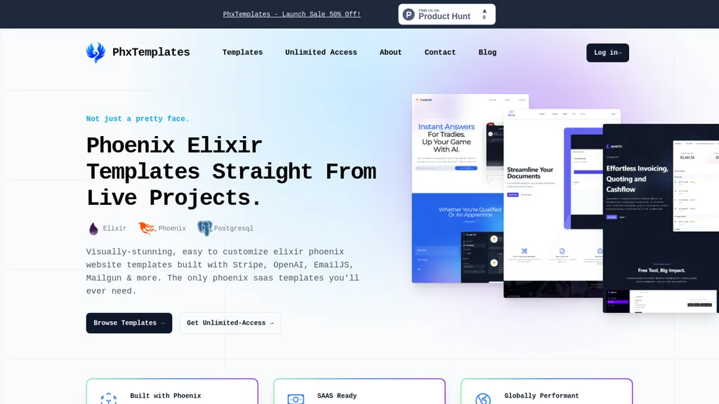 Phoenix Templates website