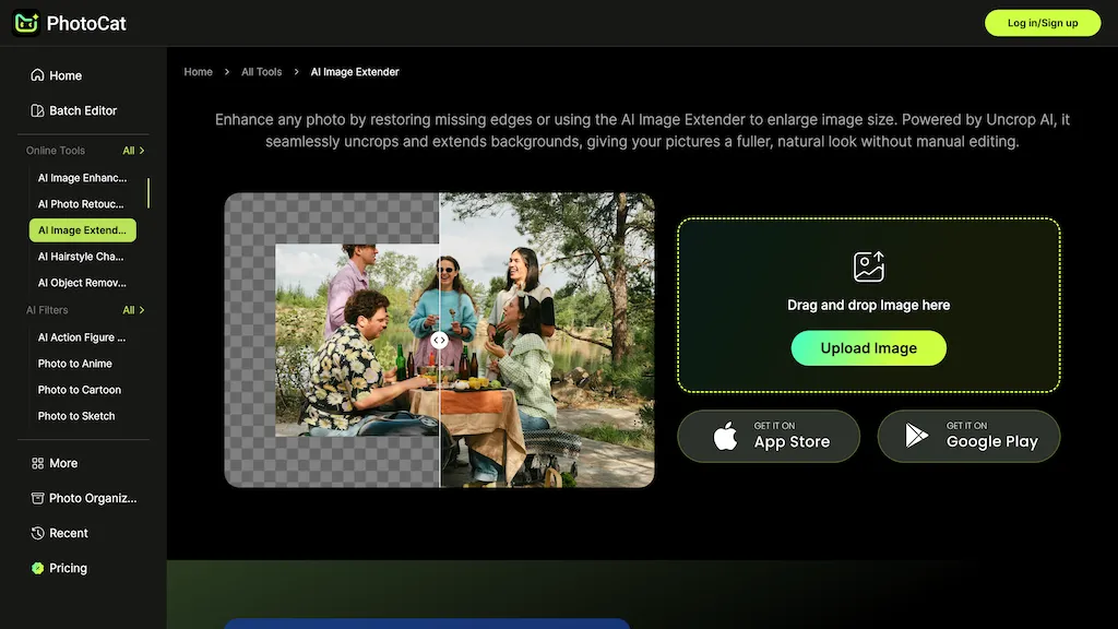 AI Image Extender - PhotoCat  alternatives and competitors