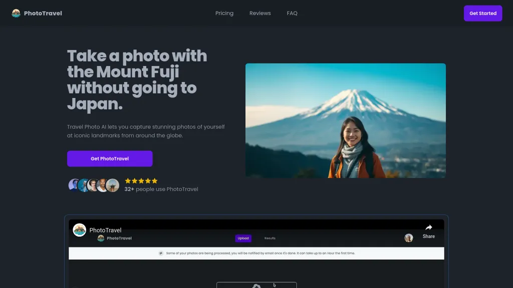 PhotoTravel website