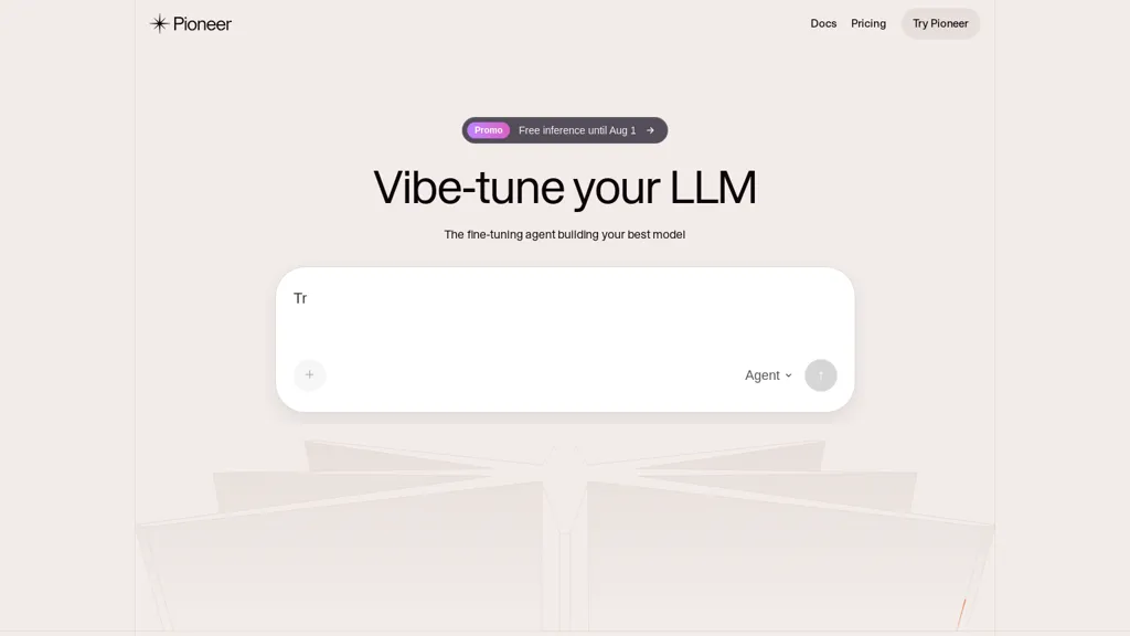 Pioneer.ai AI tool screenshot