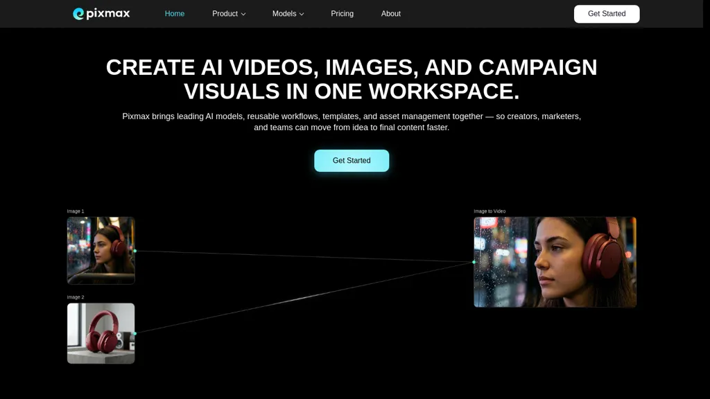 Pixmax AI AI tool screenshot