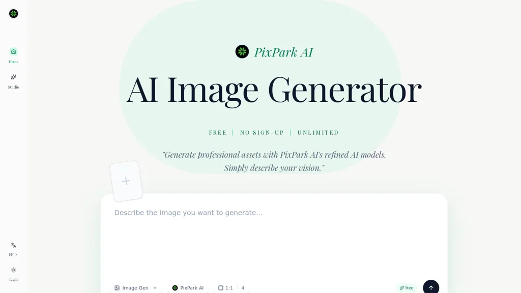 PixPark AI AI tool screenshot
