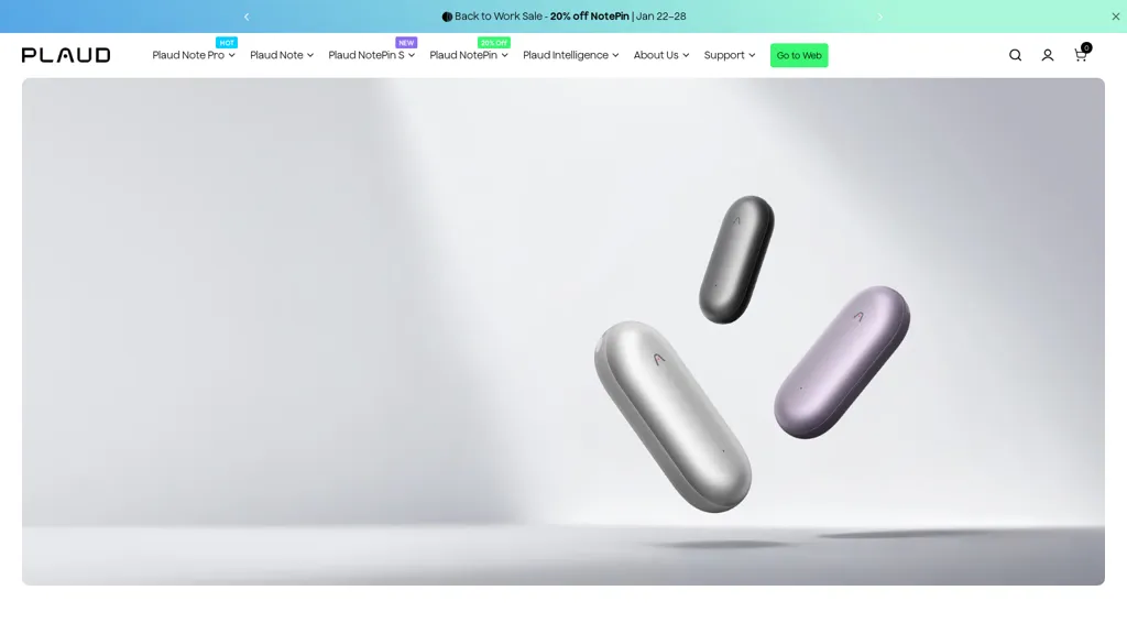 Plaud.ai AI tool screenshot