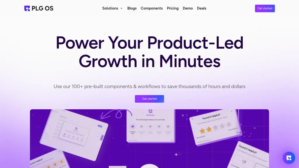 PLG OS website