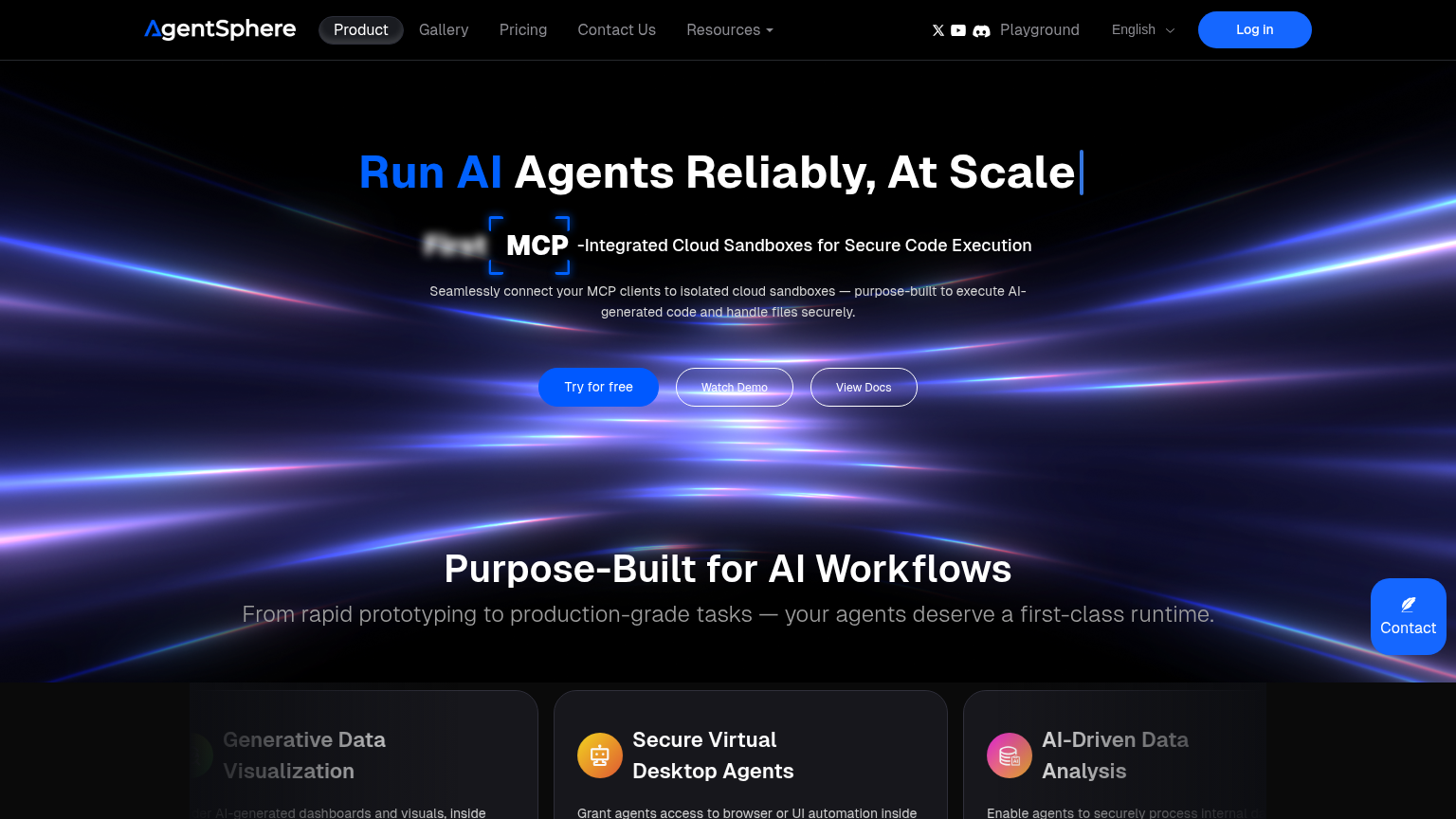 AgentSphere - AI Development Tool