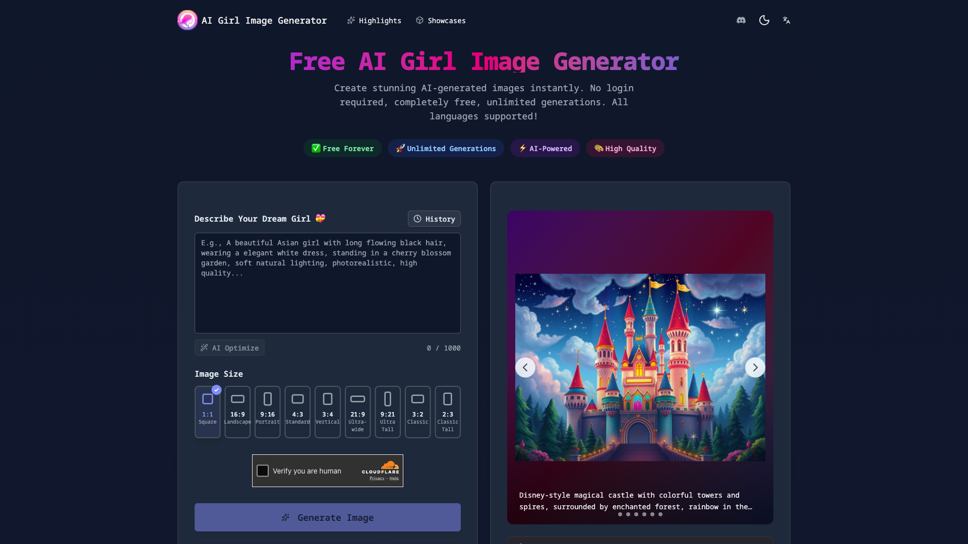 Ai girl generator - AI Art Generation Tool