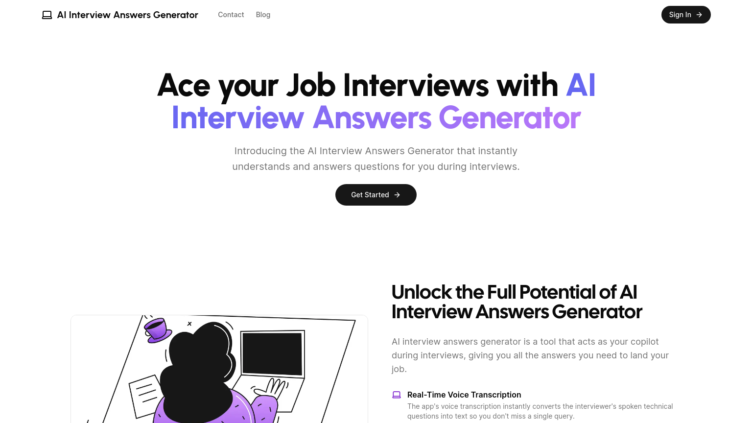 Ai interview answers generator