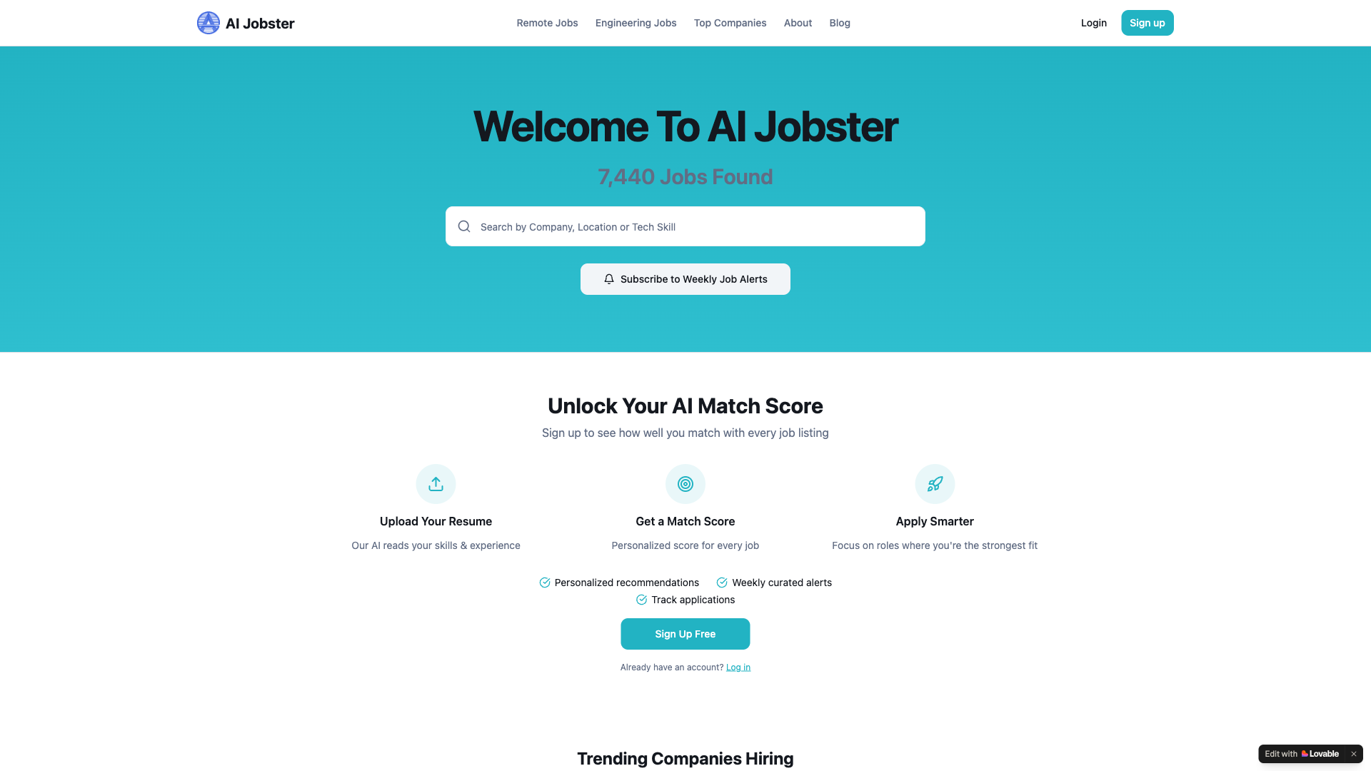 AI Jobster - AI Job Search Tool
