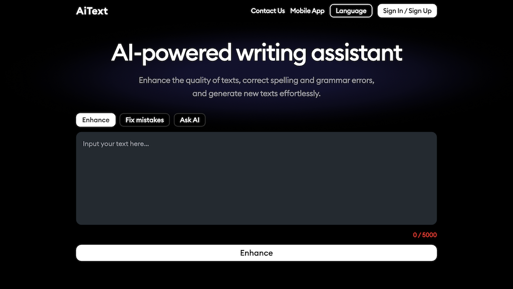 Aitext - Ai Writing Assistant