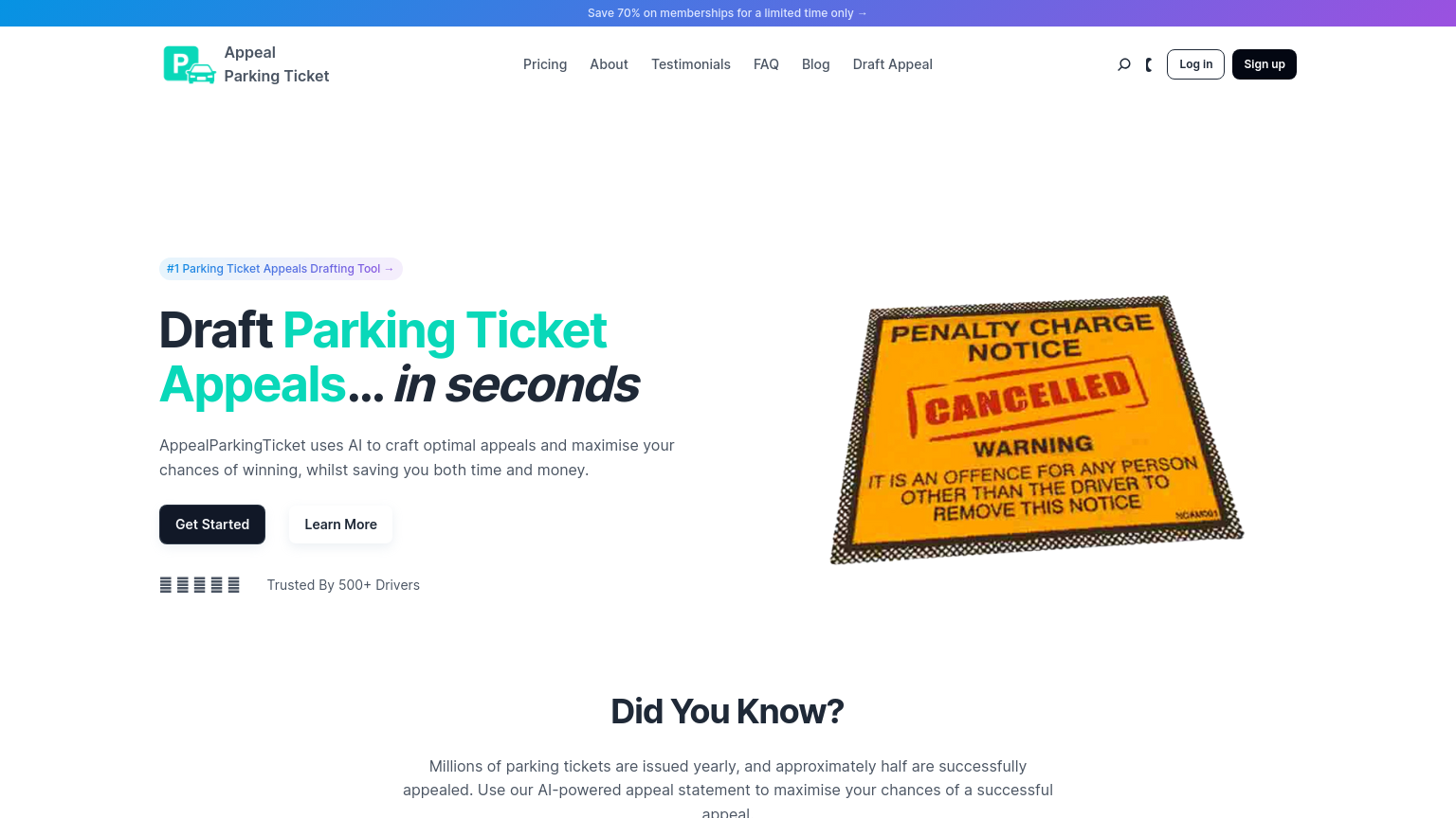 Appeal Parking Ticket