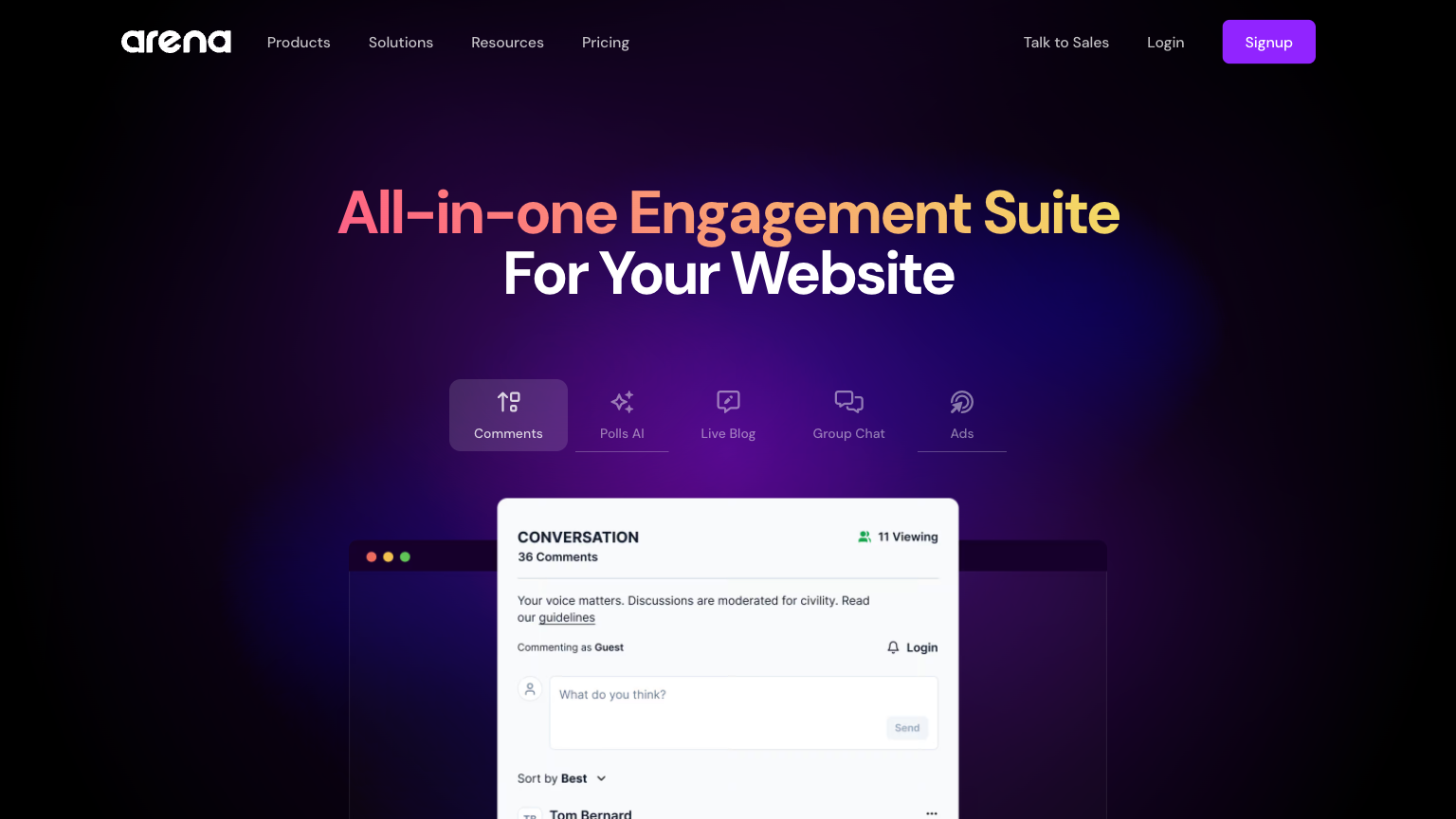Api Arena Arena - AI Social Media Tool