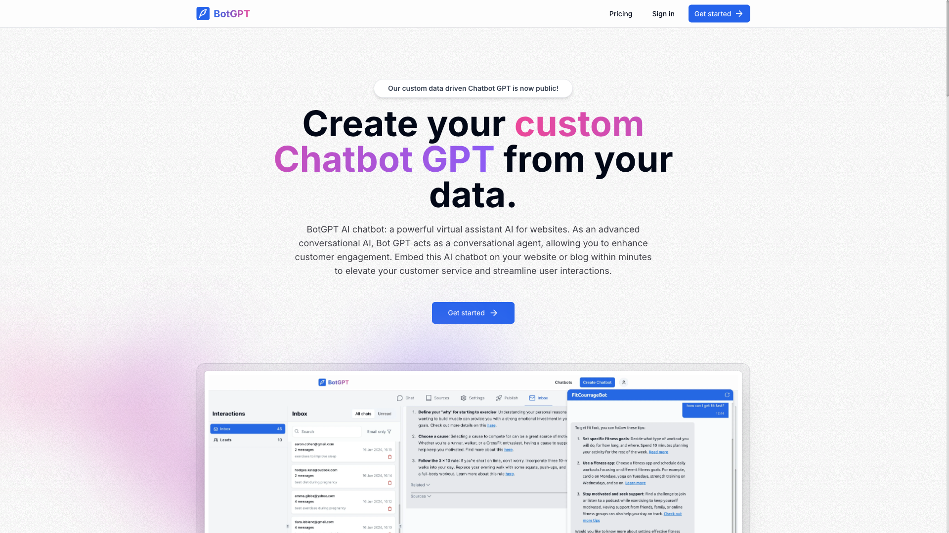 BotGPT - AI Chatbot Builder Tool