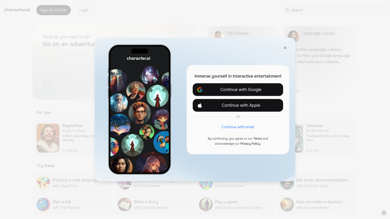 how do i send a picture in character ai