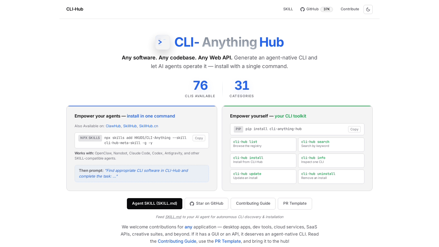 Cli-Anything - AI Developer Tool