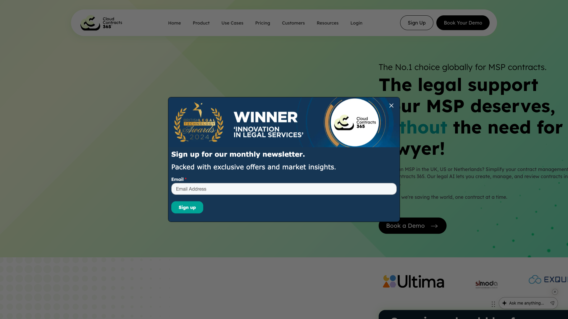 Cloud contracts 365 - AI Legal Tool