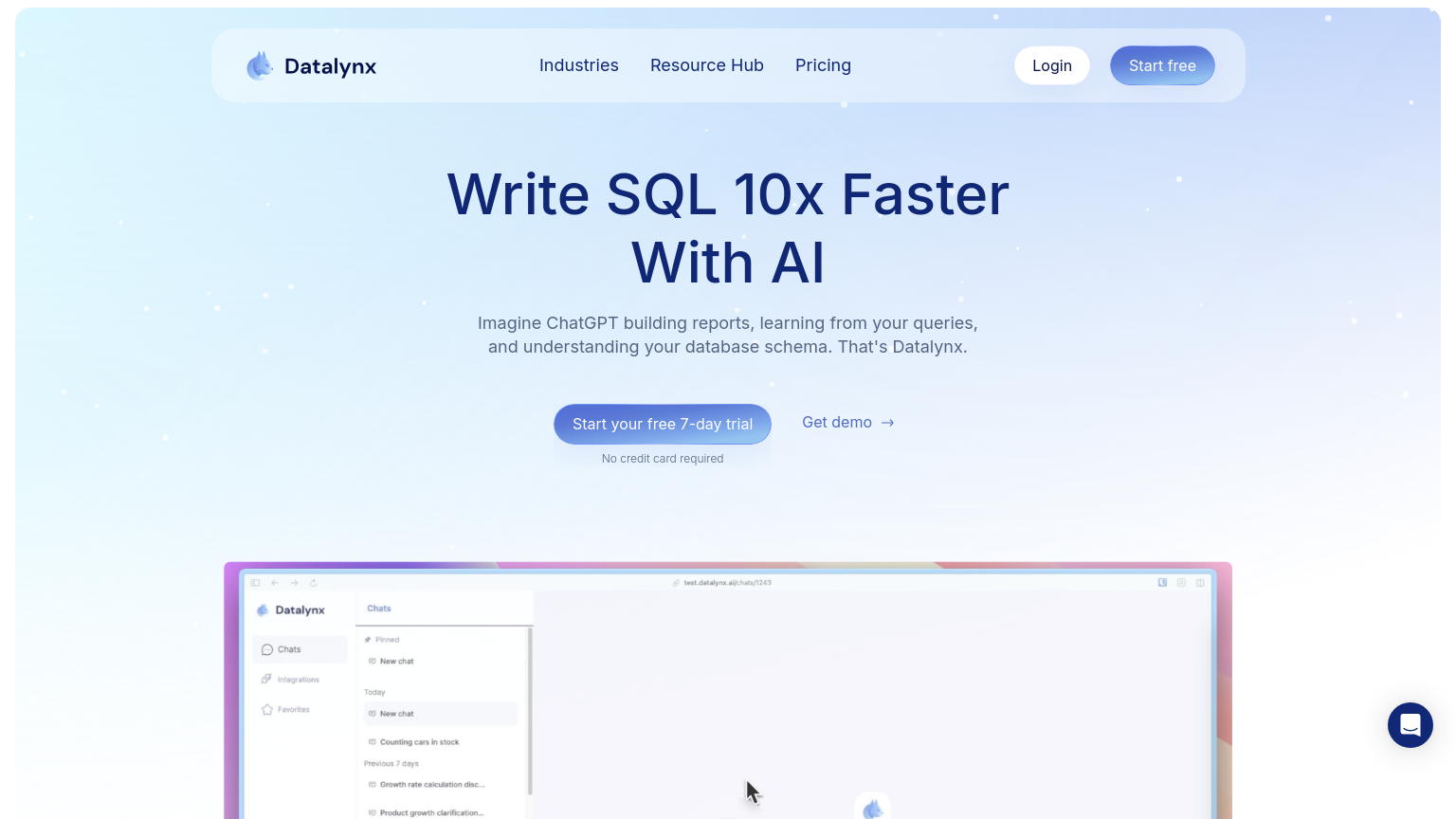 Datalynx - AI Sql Tool