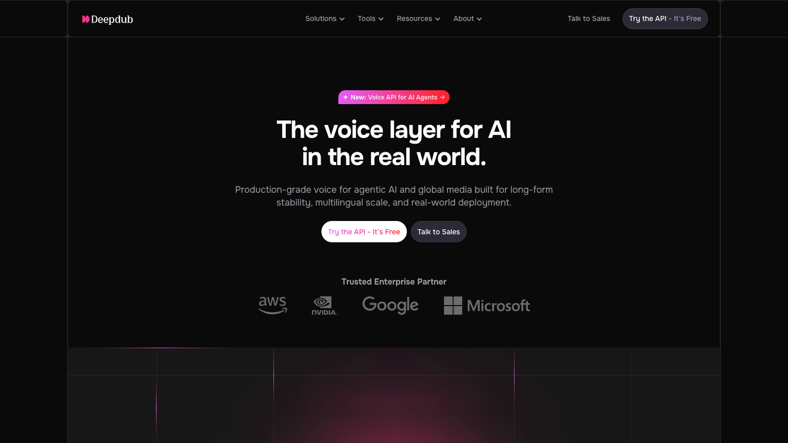 Deepdub - AI Text-To-Speech Tool
