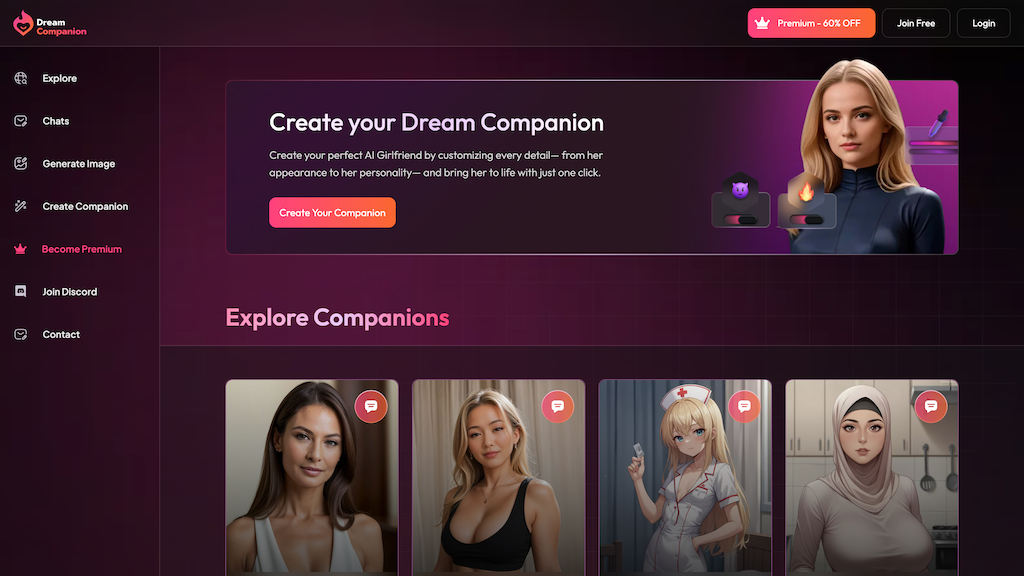Dream Companion - AI Companions Tool