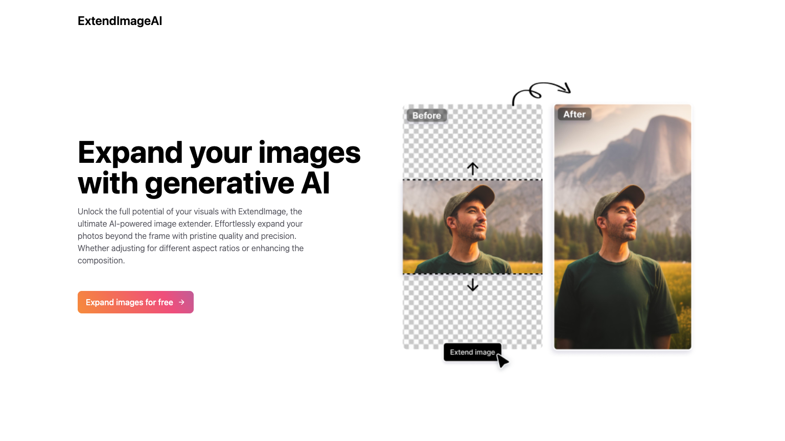 ExtendImage - AI Image Upscaling Tool
