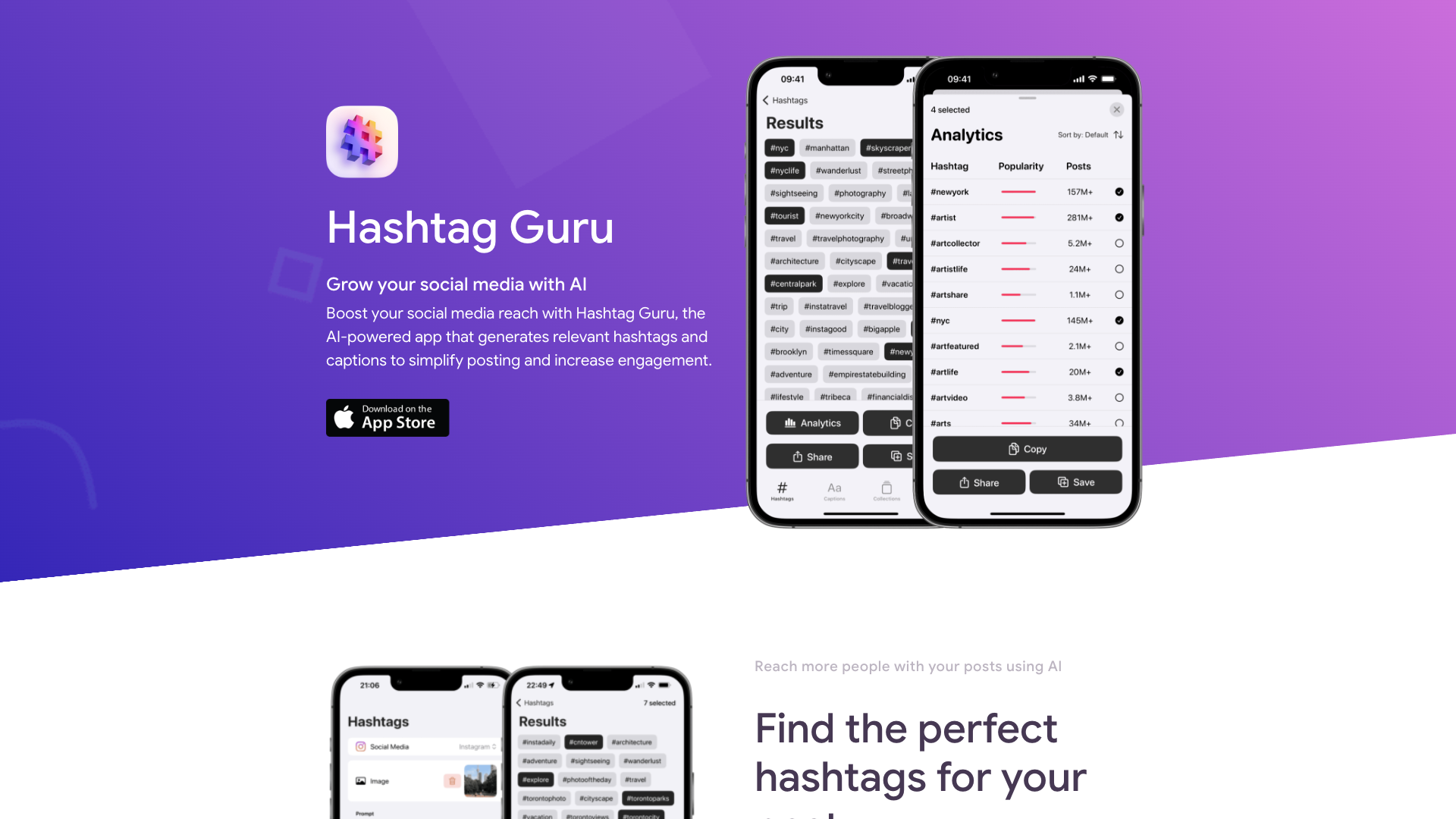 Hashtag Guru - AI Social Media Tool